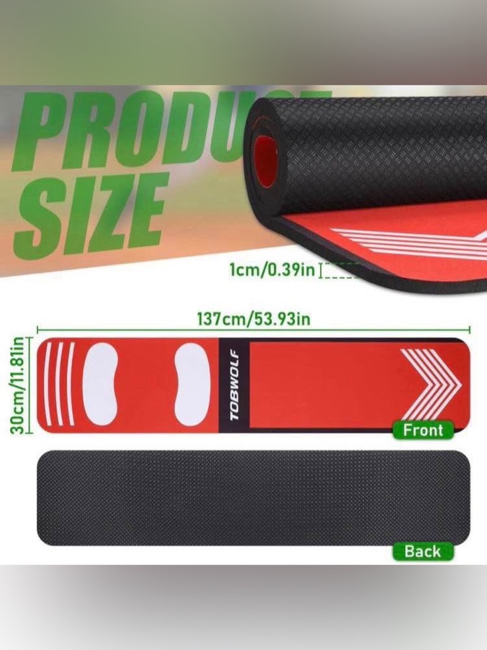 Punching Mat for Training, Sliding Baseball Mat, Non-Slip Shock Absorbing PU Mat